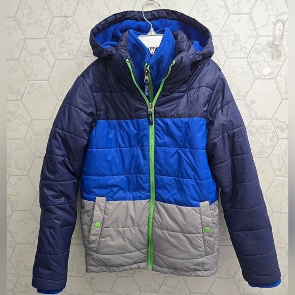 Free Country FCXtreme Blue Boys Removable Hooded Jacket Size S 8 - Picture 1 of 7